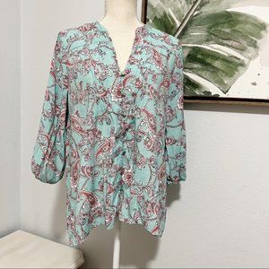 Coral Bay Summer Top Size M